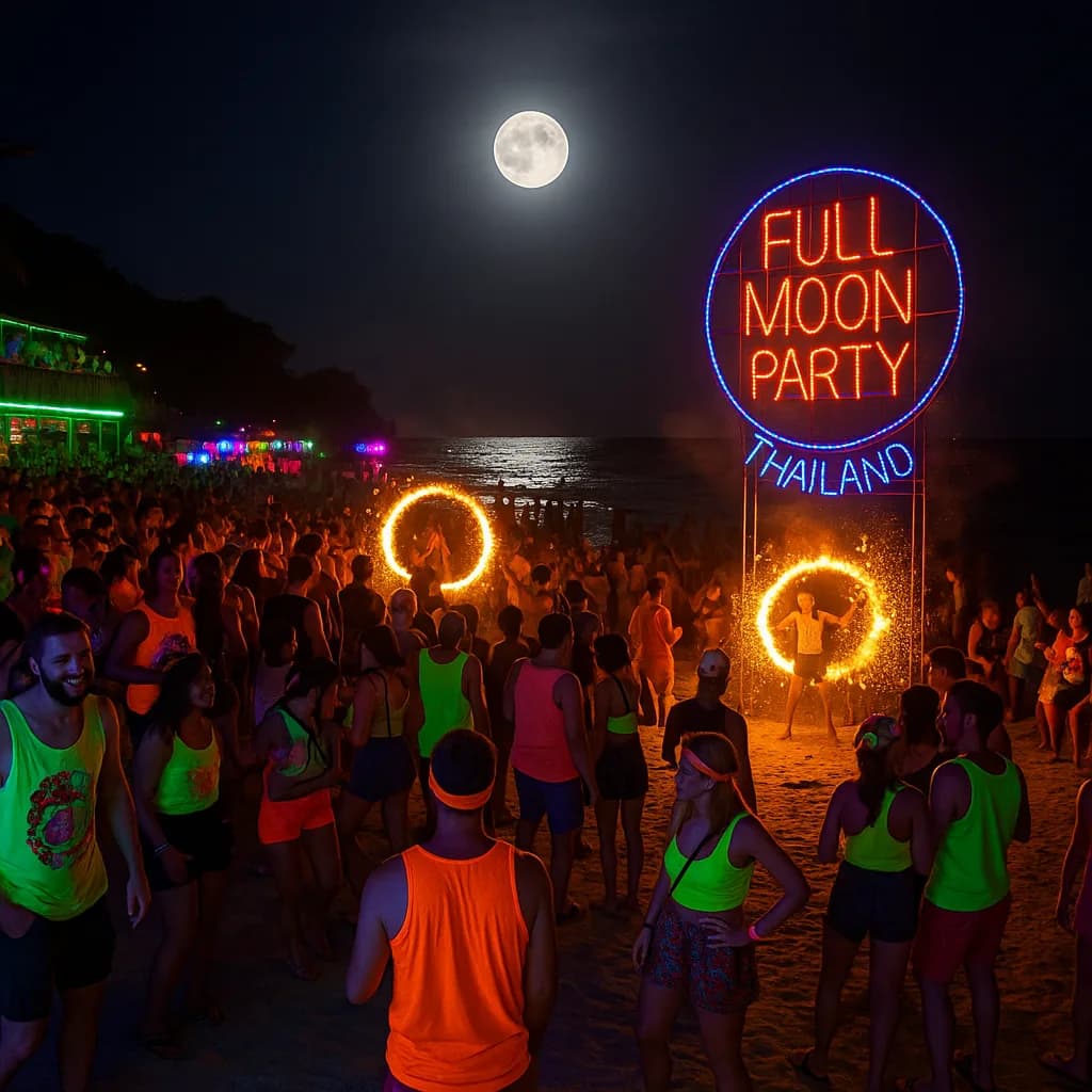 "10 Tips for an Unforgettable Full Moon Party Experience"